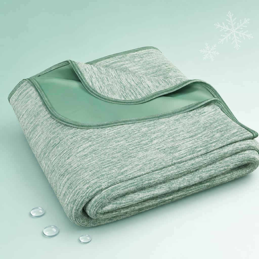 Couverture rafraîchissante grand format Queen Cool Comfort — indice de tissu Q-Max supérieur à 0.4