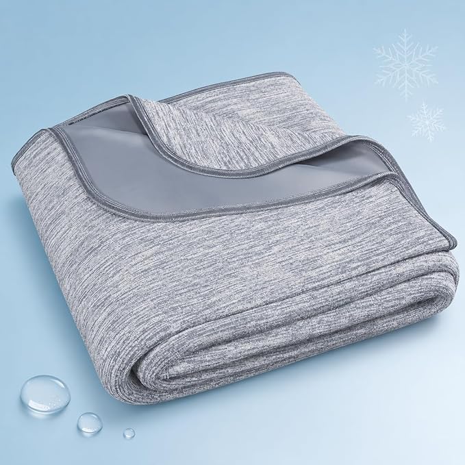 Couverture rafraîchissante grand format Queen Cool Comfort — indice de tissu Q-Max supérieur à 0.4