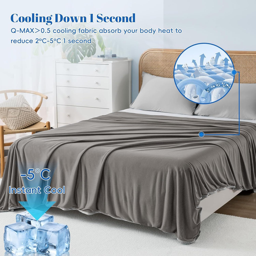 Chill Comfort Arc-Chill Tech Double-Layer Lightweight Cooling Blanket