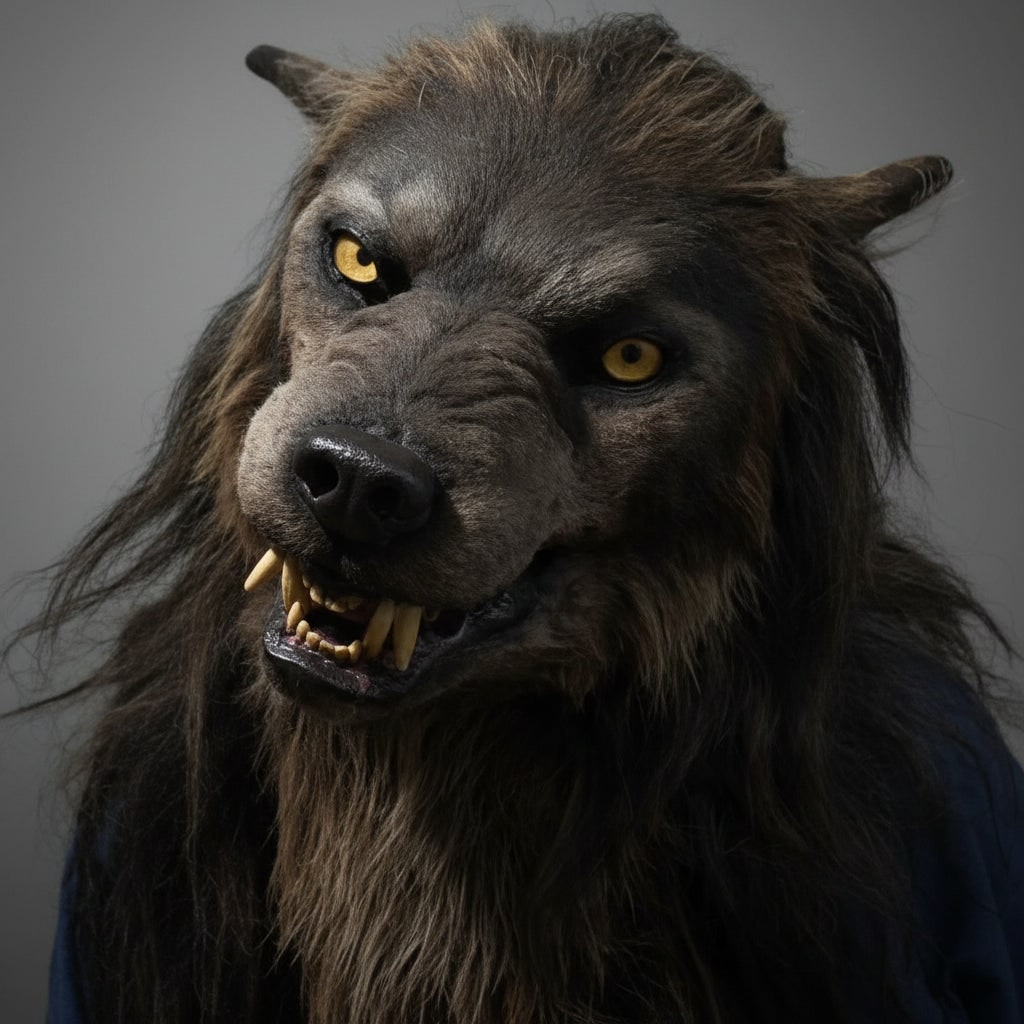Halloween Mask Wolf Mask Horror Scary Costume | Meowbutter