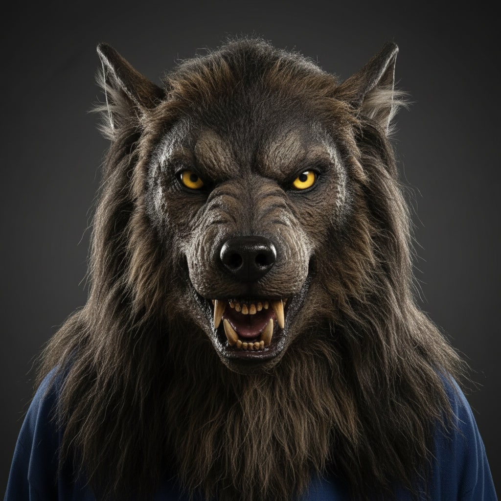 Halloween Mask Wolf Mask Horror Scary Costume | Meowbutter