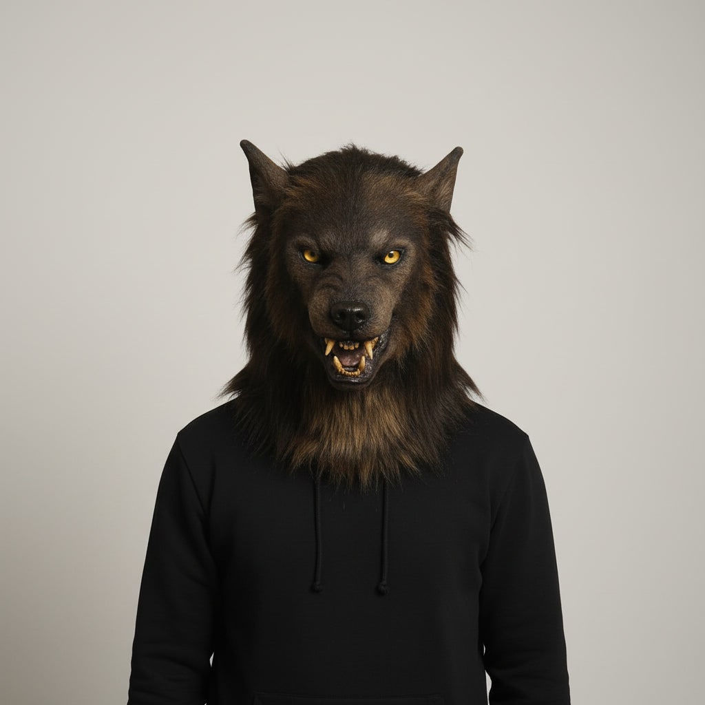 Halloween Mask Wolf Mask Horror Scary Costume | Meowbutter