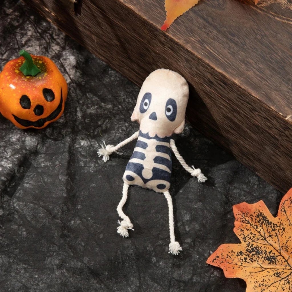 Halloween Toys Interactive Plush Cat Toy Fun Ghost Design | Meowbutter