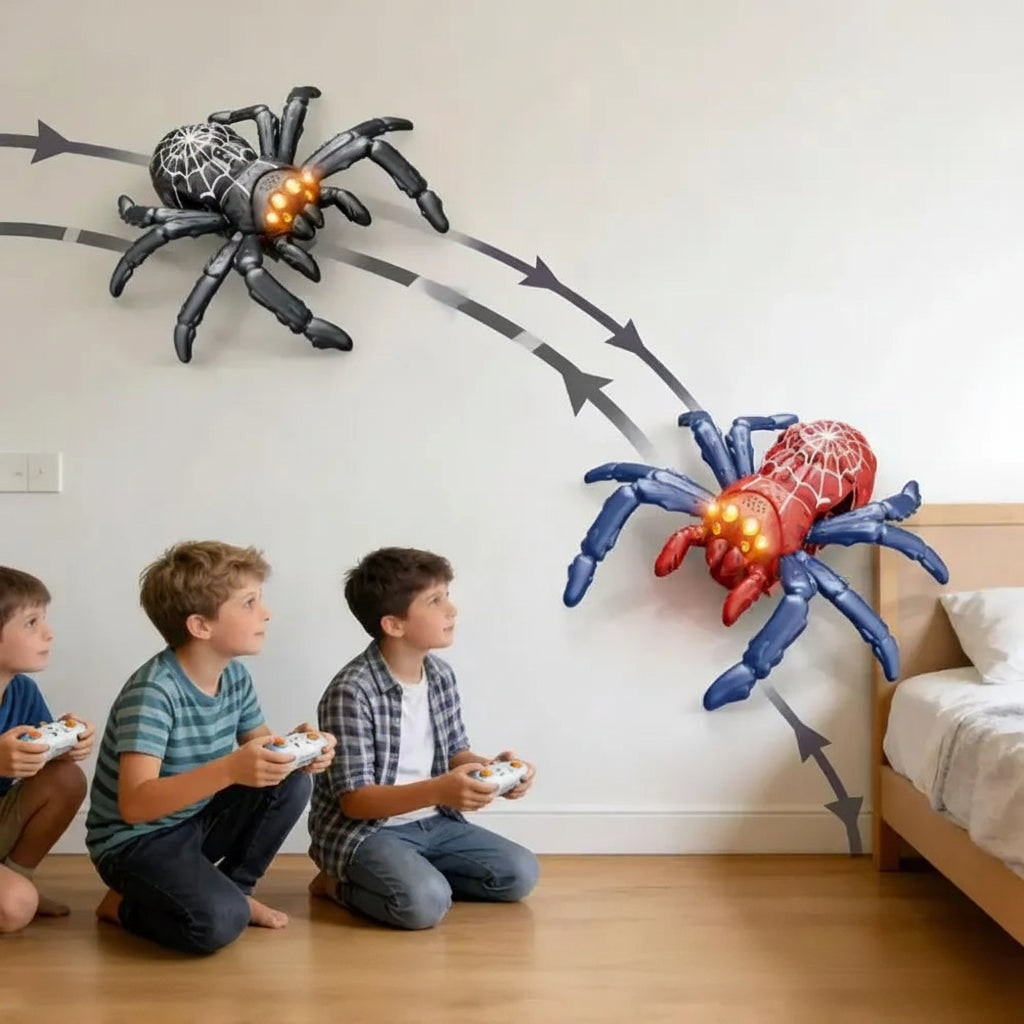 Halloween Toys Remote Control Spider Decoration Jumping | Meowbutter