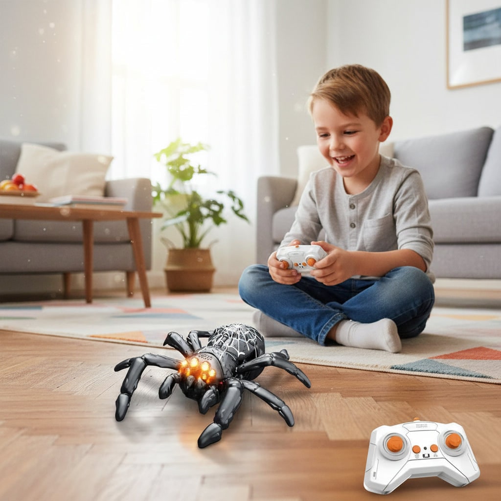 Halloween Toys Remote Control Spider Decoration Jumping | Meowbutter