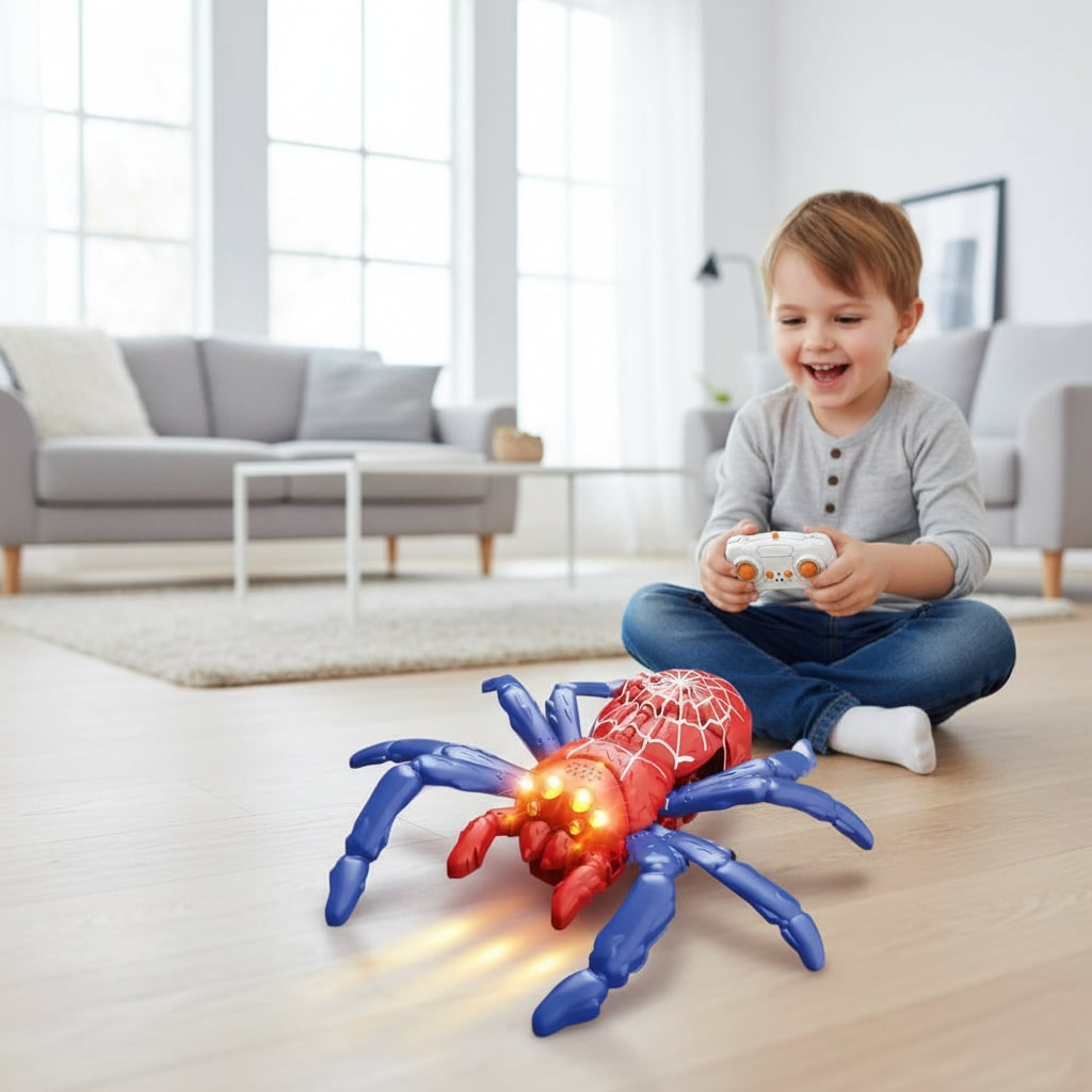 Halloween Toys Remote Control Spider Decoration Jumping | Meowbutter