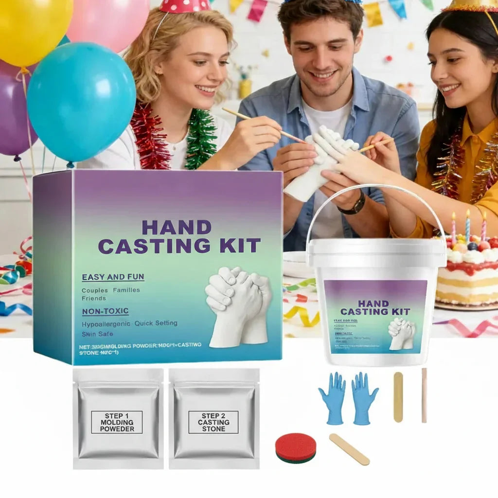 Hand Impression Kit — Plaster Molding Compound, At-Home Sculpting Set