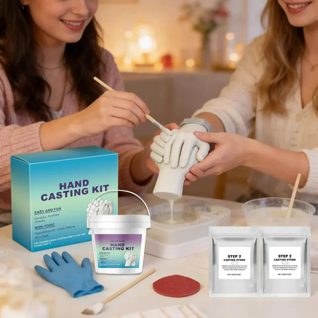 Hand Impression Kit — Plaster Molding Compound, At-Home Sculpting Set