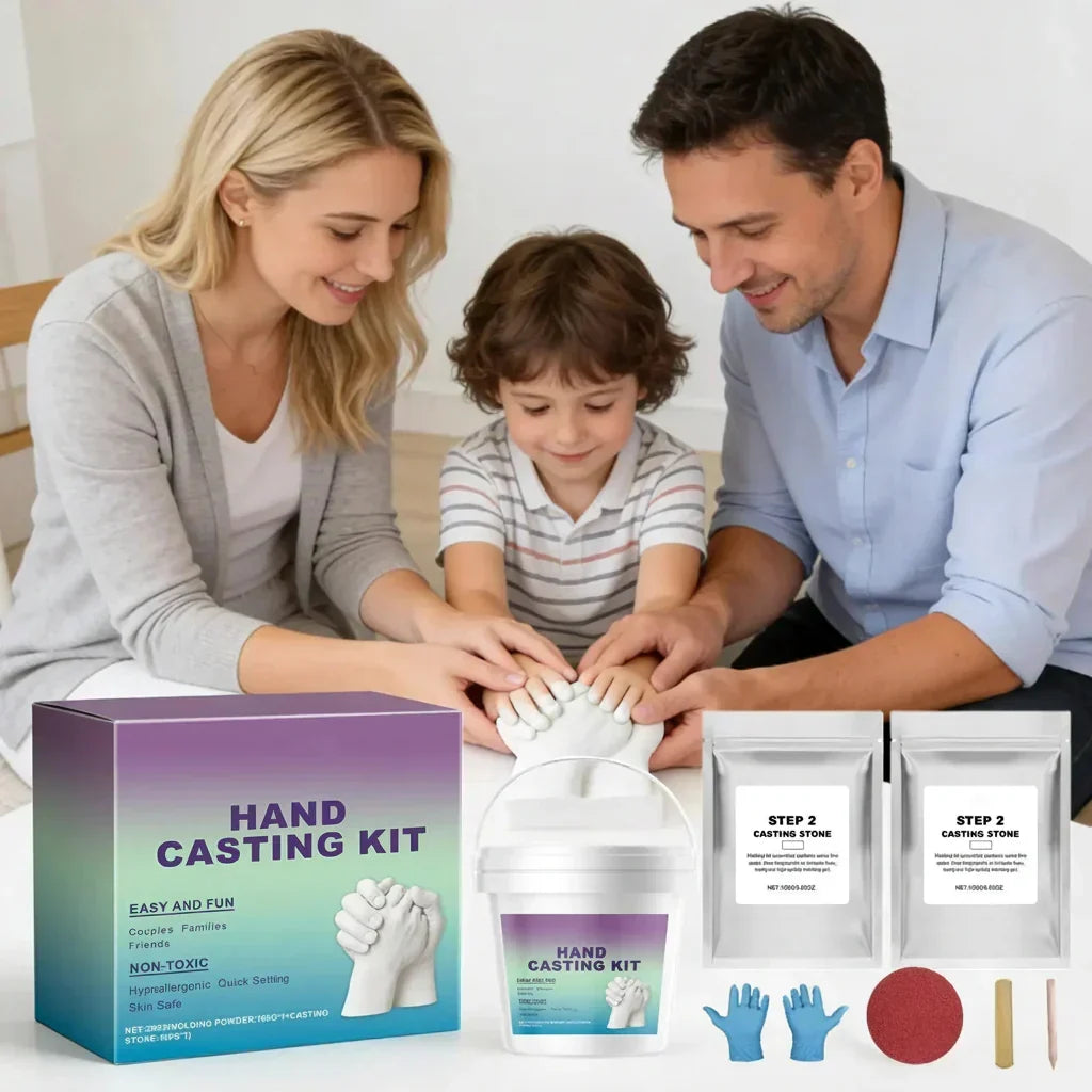 Hand Impression Kit — Plaster Molding Compound, At-Home Sculpting Set