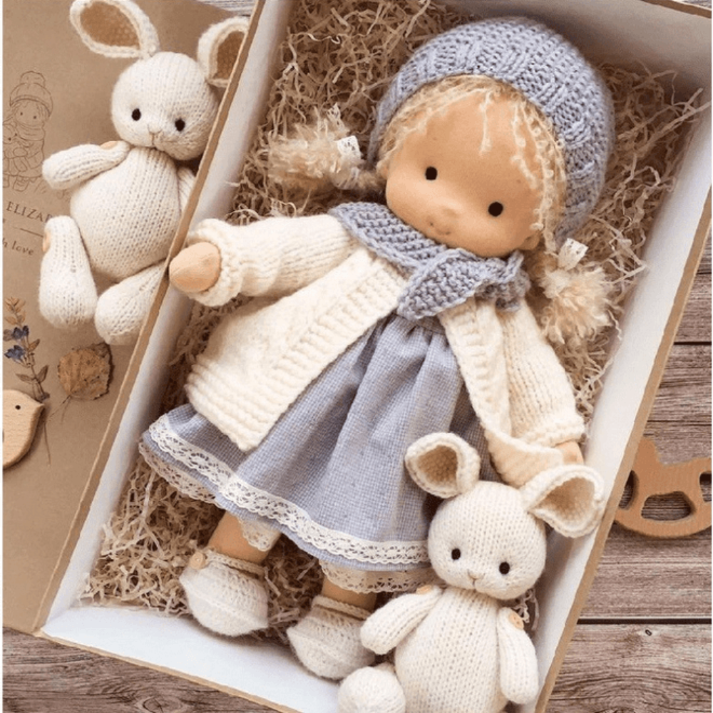 Muñeca de juguete para niños, muñeca de bebé de peluche y juguete compañero | Meowbutter