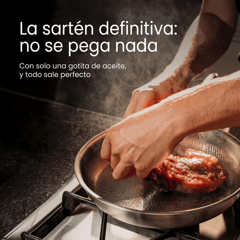 Premium Titanium Fry Pan: Natural Non-Stick Cooking Without Chemicals