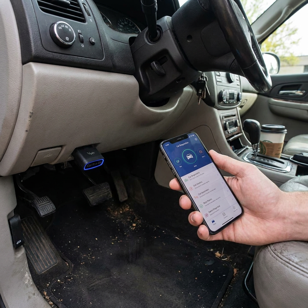 Scanner Bluetooth OBD2 - ELM327 V2.3 - Bluetooth 5.2 - Dati Motore in Tempo Reale - iOS e Android | meowbutter