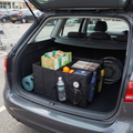 56L Collapsible Car Boot Organiser - 600D Oxford - 3 Compartments - Foldable & Waterproof | meowbutter