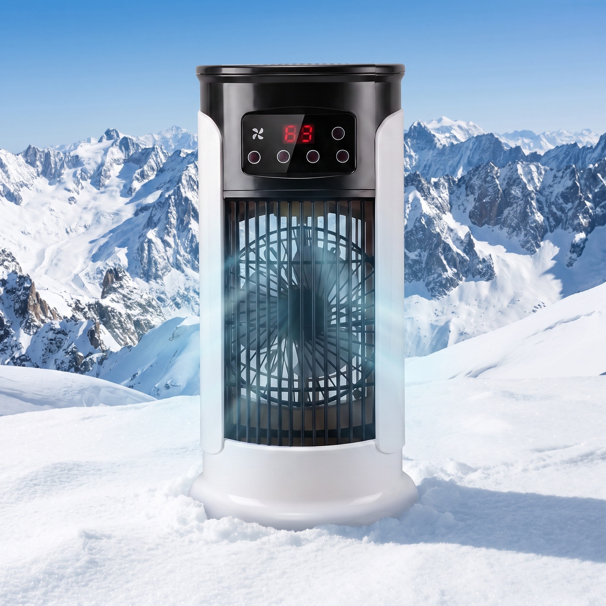 Compact Evaporative Air Cooler - USB Powered - Personal Desk Cooling - Energy Efficient | meowbutter