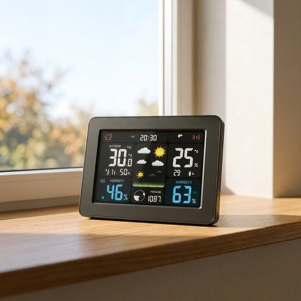 Wireless Weather Station - Indoor & Outdoor Sensor - Temperature & Humidity | meowbutter