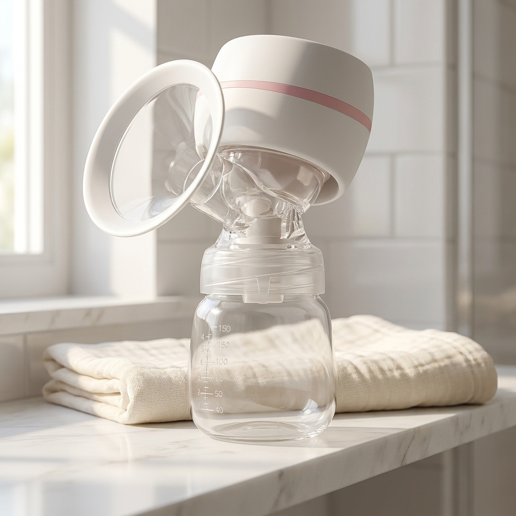 Elektrische Borstkolf - Siliconen Cup - Draagbaar Oplaadbaar - Handsfree | meowbutter