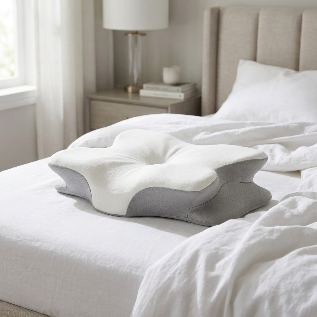 Contour Relief Párna – Ergonomikus Nyak- és Hát Támogatás – Puha, Formázott Kialakítás | meowbutter