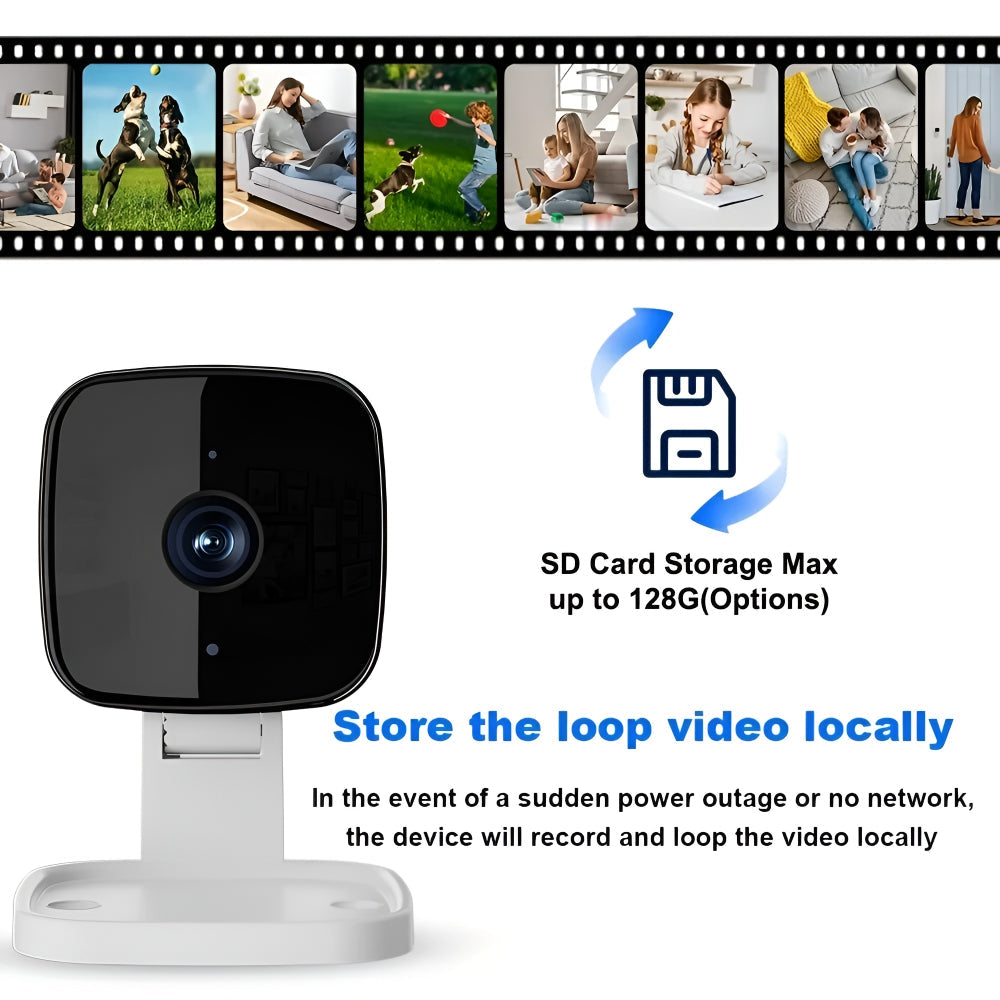 Security Camera Baby Monitor WiFi Indoor Camera Device | Meowbutter