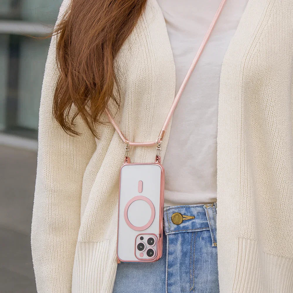 Phone Case MagSafe Crossbody Strap Lanyard Cover | Meowbutter