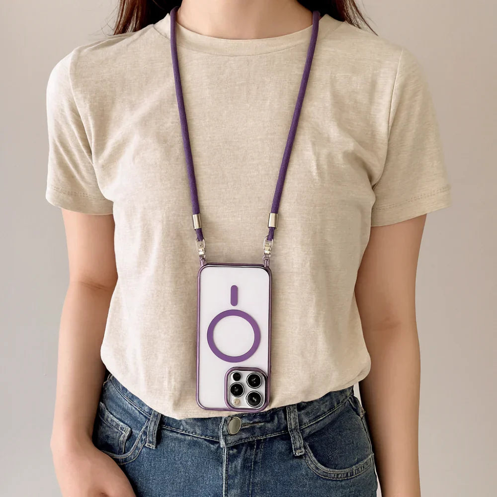 Phone Case MagSafe Crossbody Strap Lanyard Cover | Meowbutter