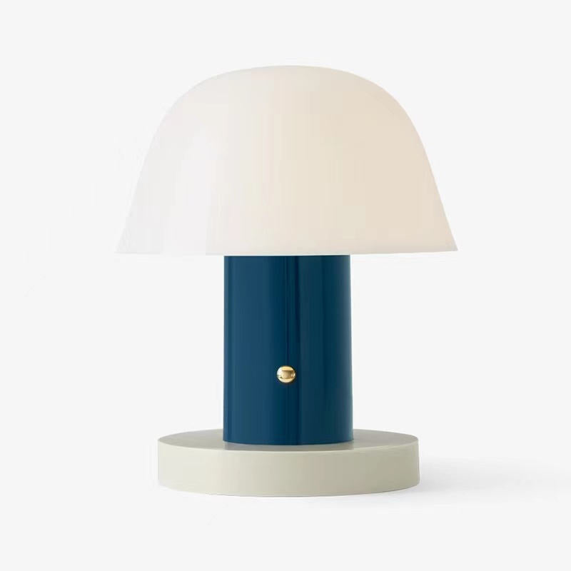 Mushroom Table Lamp | Modern Rechargeable LED Light | Meowbutter