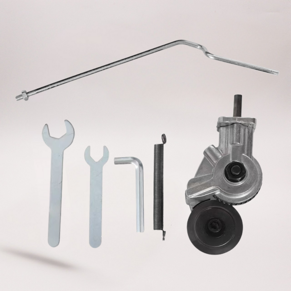 Dual Head Sheet Nibbler Drill Attachment — Precision Metal Trimmer