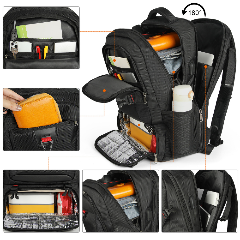Backpack Travel Large Insulated Laptop Compartment Organizer | Meowbutter