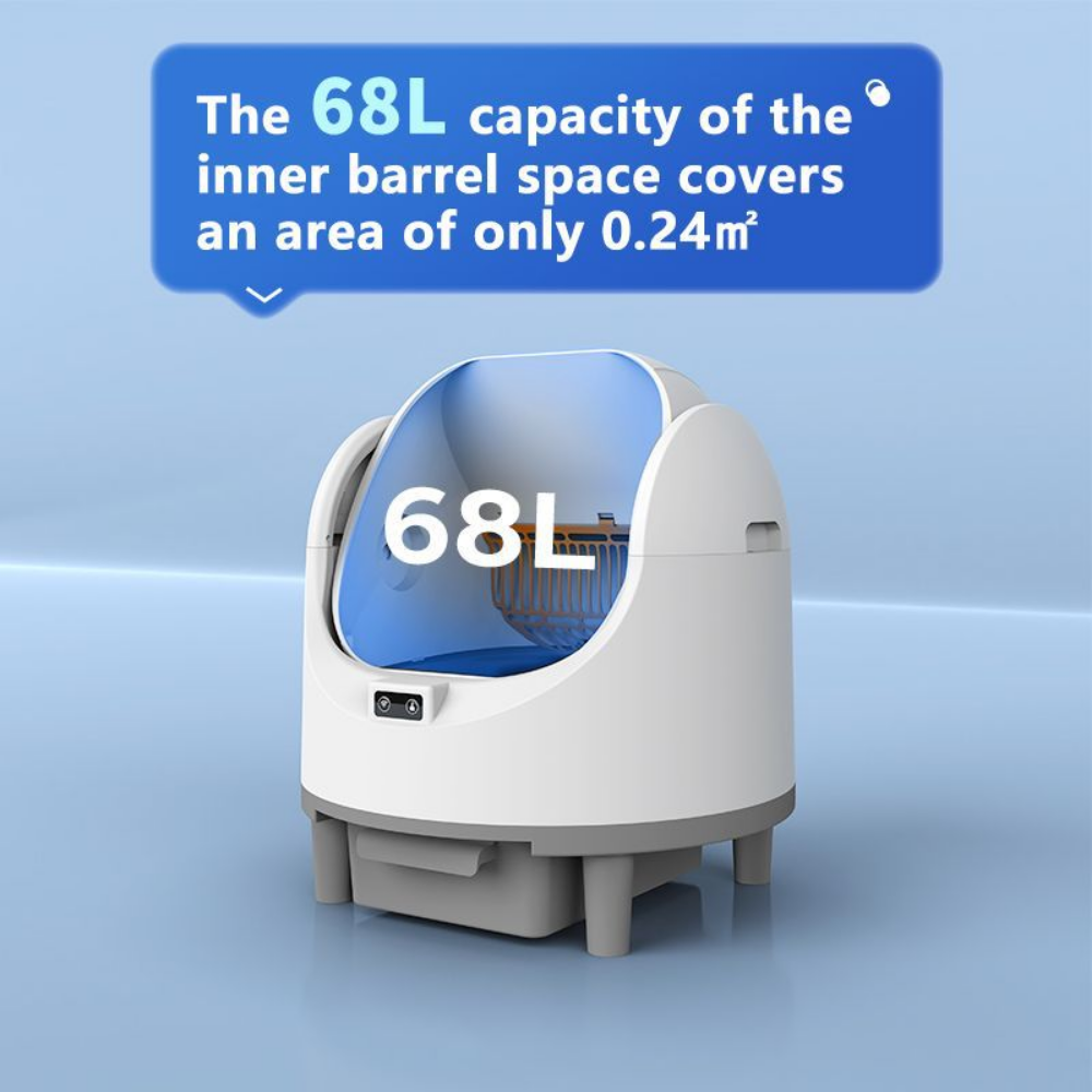 Lettiera per Gatti Automatica Autopulente con Controllo tramite App | Meowbutter