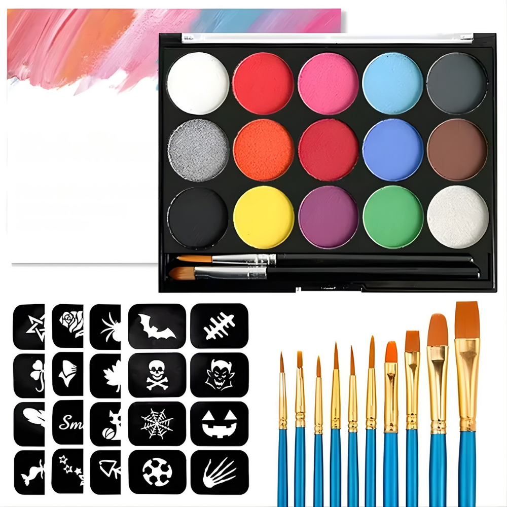 Body Paint Kit Kids Safe Non Toxic Colors Parties Festivals | Meowbutter
