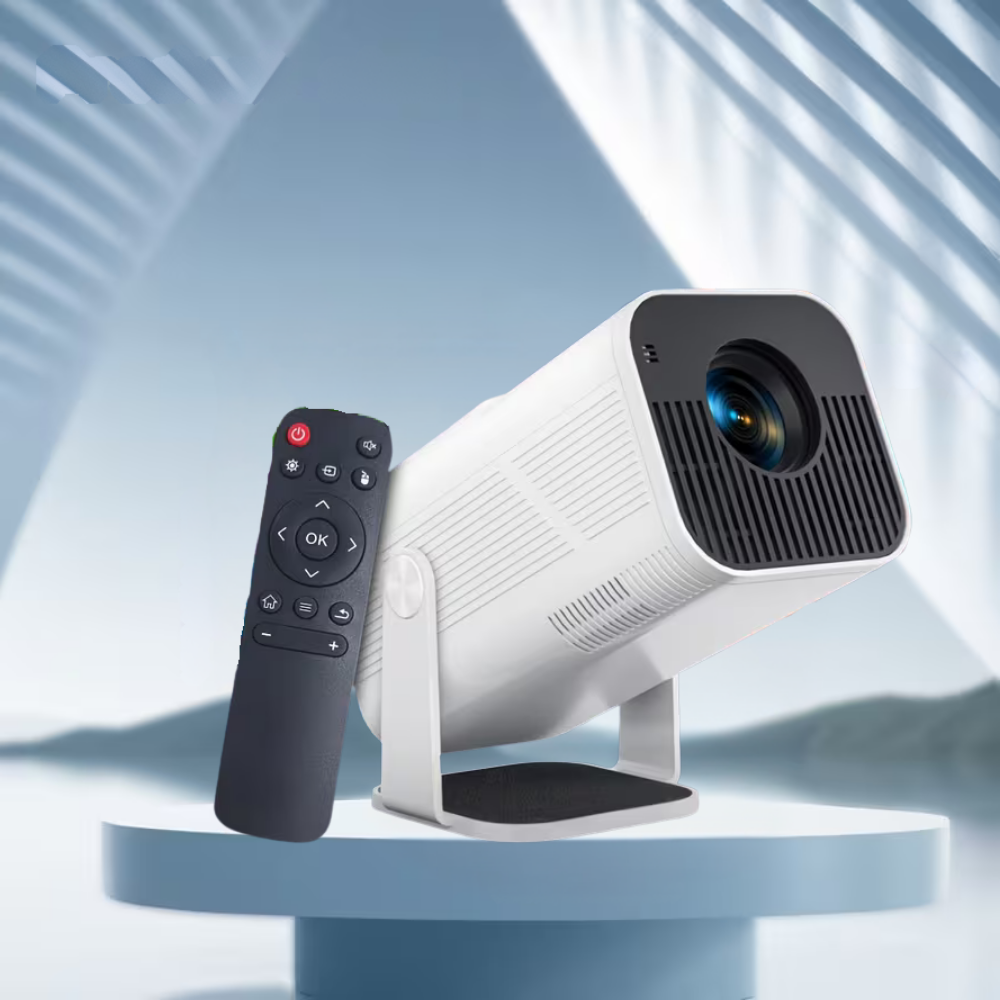 Trådløs mini-projektor med 1080P — bærbar LCD-skjerm, kompatibel med 4K-inngang