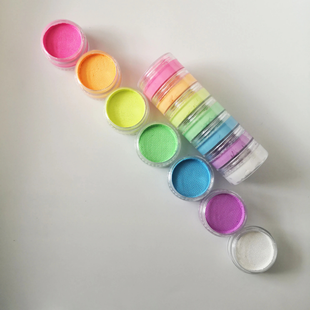 Kit de peinture corporelle arc-en-ciel Split Cake — Palette de pigments solubles dans l'eau