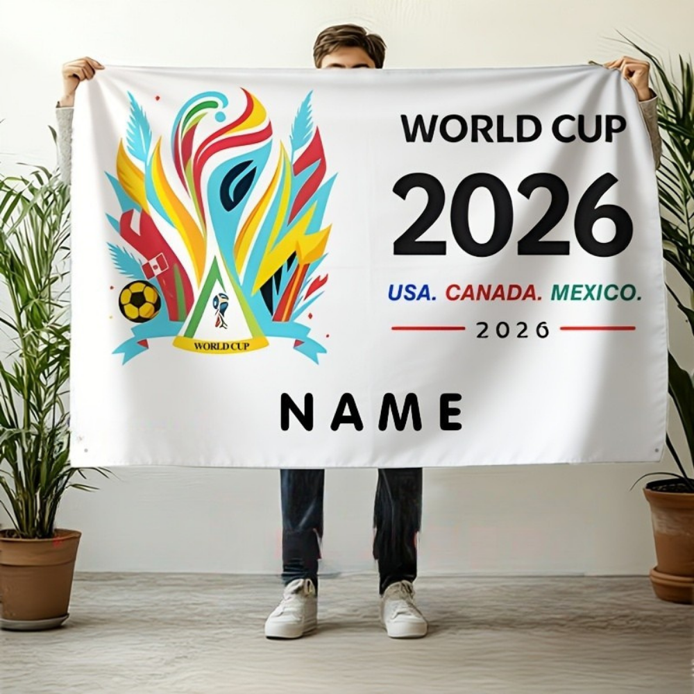 Banner de perete cu steagul Mexicului - nume și stemă personalizate