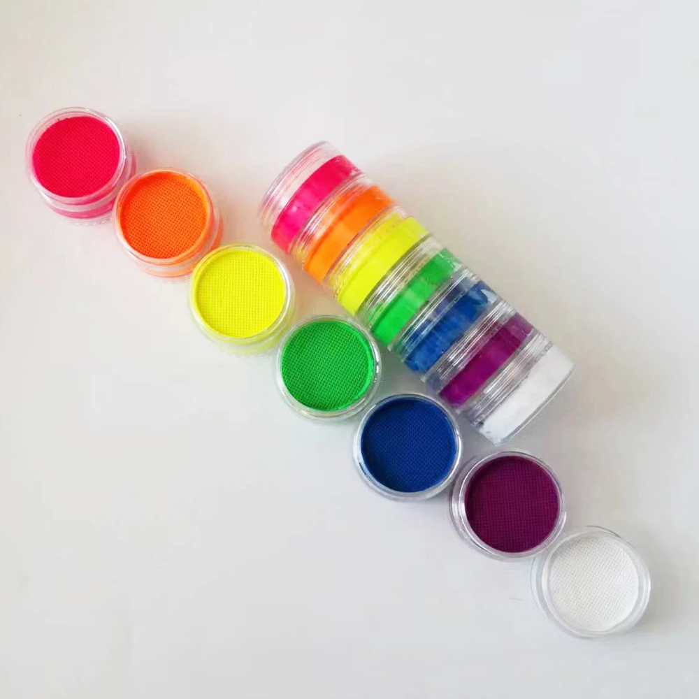 Kit de peinture corporelle arc-en-ciel Split Cake — Palette de pigments solubles dans l'eau