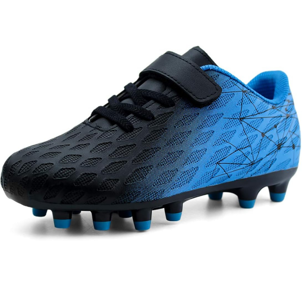 Langlebige Fußballschuhe für Kinder - Verstärktes Synthetik-Obermaterial, strategisches Profil für optimale Traktion