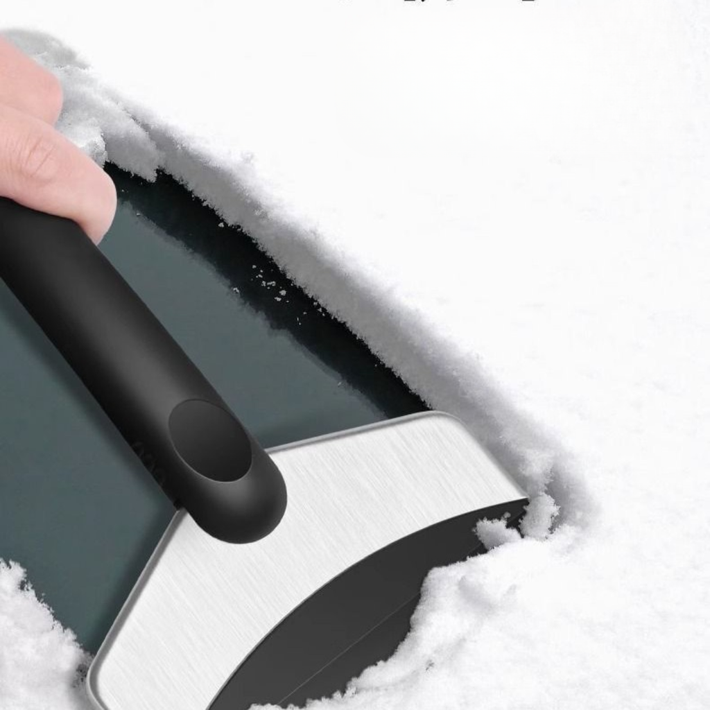 Extendable Car Ice Scraper — Reinforced Cutting Blade, Telescopic Handle