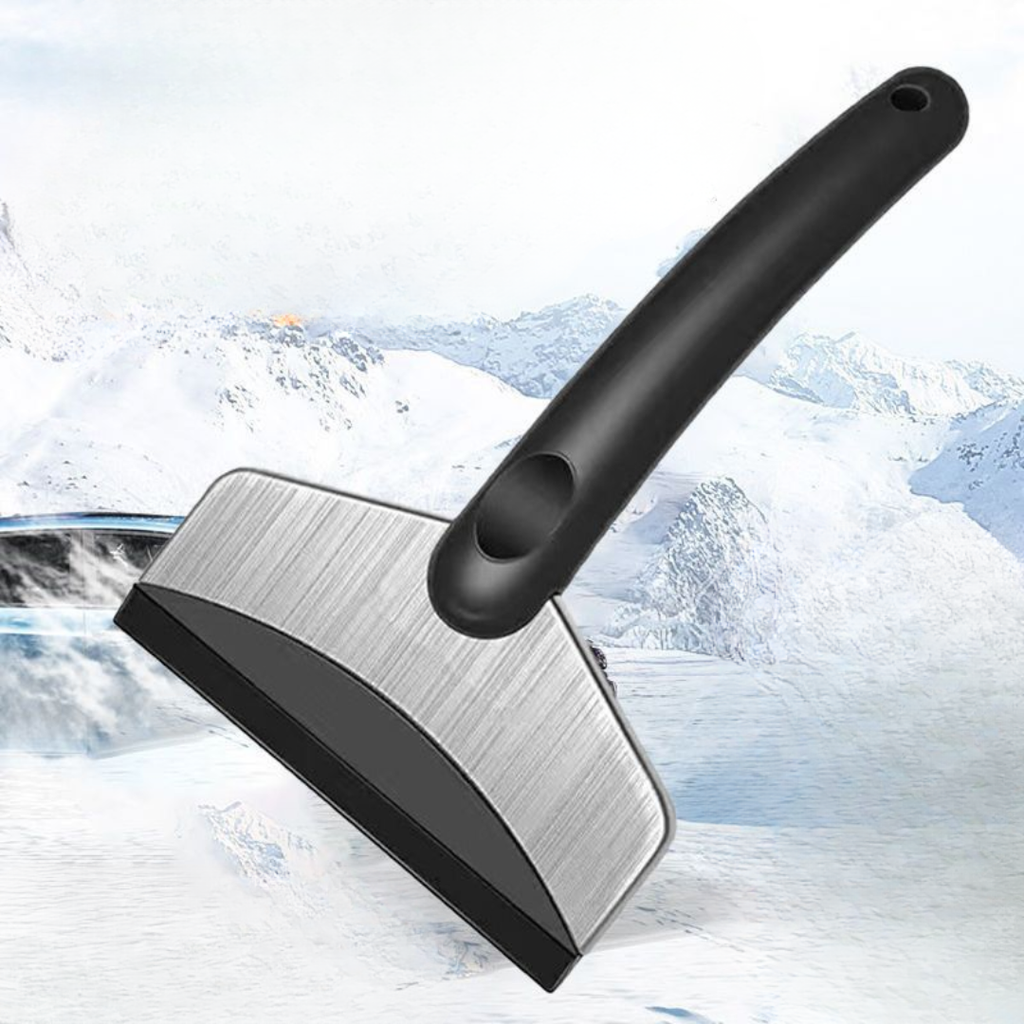 Extendable Car Ice Scraper — Reinforced Cutting Blade, Telescopic Handle