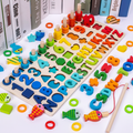 Ξύλινος πίνακας δραστηριοτήτων Montessori — διαδραστικό εκπαιδευτικό παιχνίδι πρακτικής μάθησης