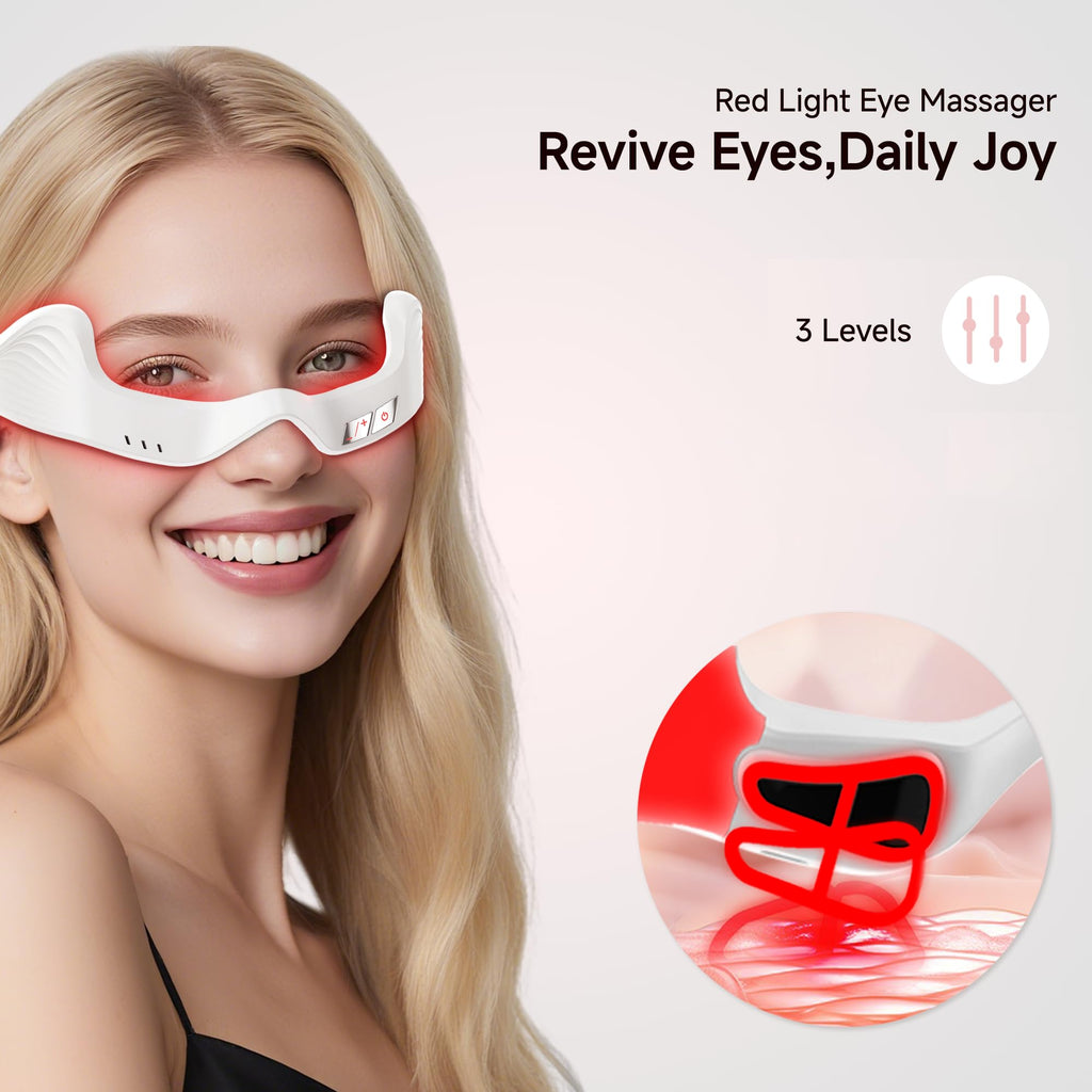 Hands-Free Light Massager for Tired Eyes and Daily Radiance