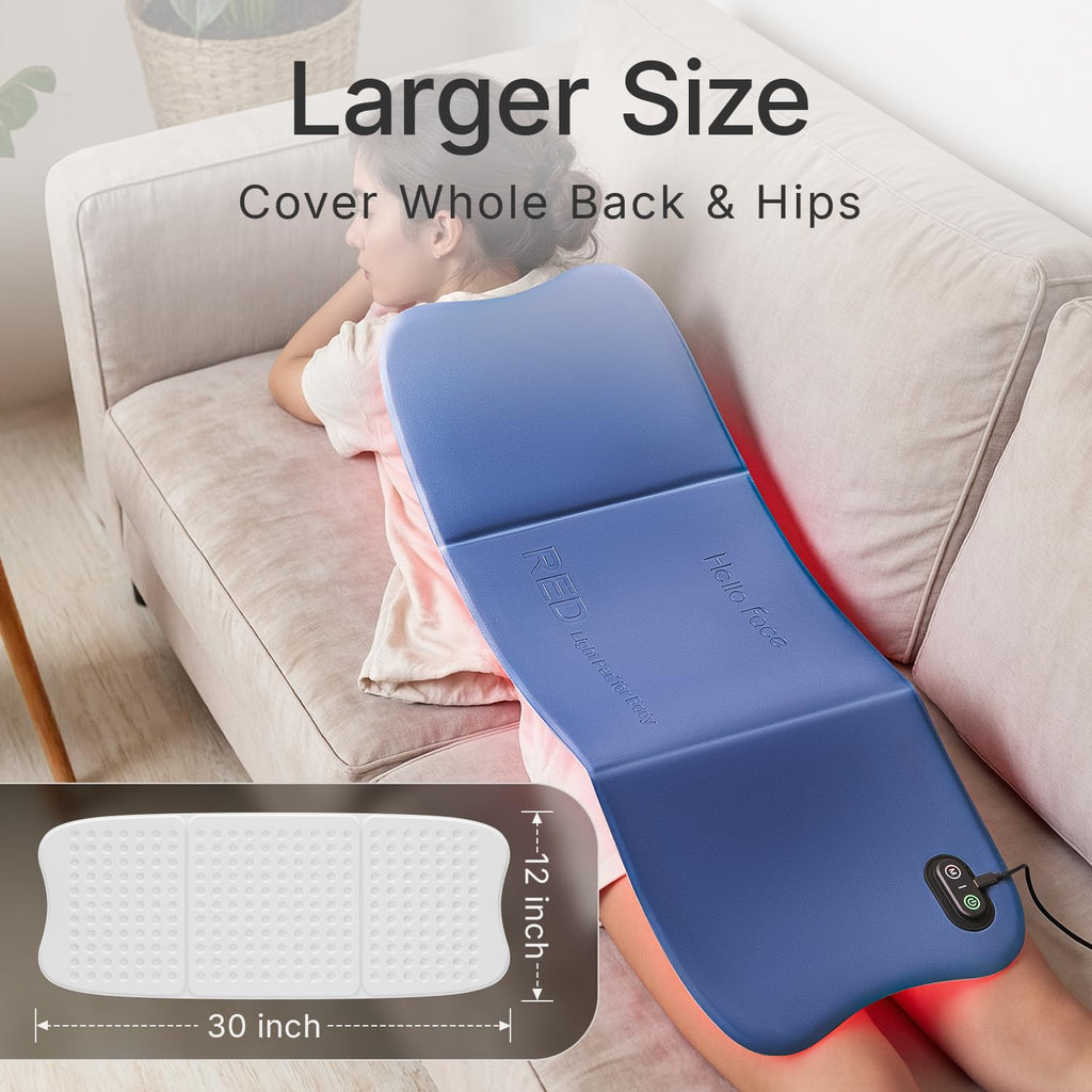 Extra-Large Light Therapy Pad for Muscle Tension and Full-Body Comfort