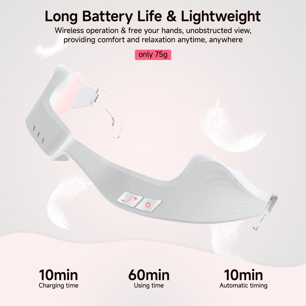 Hands-Free Light Massager for Tired Eyes and Daily Radiance