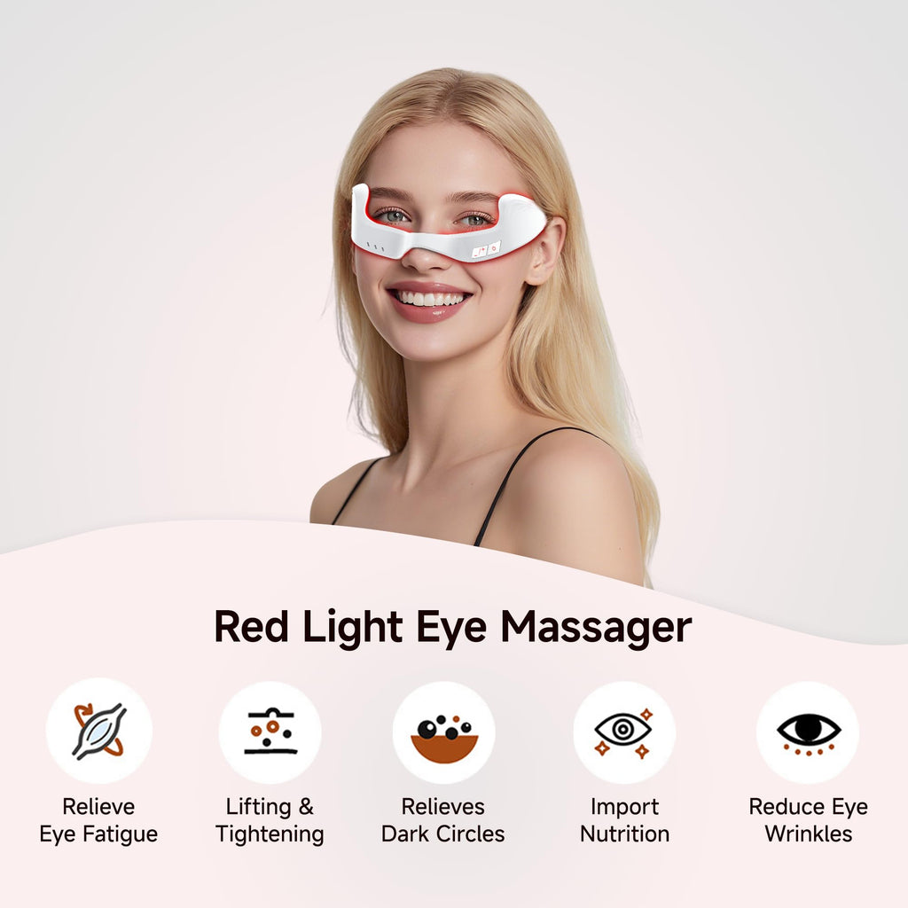 Hands-Free Light Massager for Tired Eyes and Daily Radiance