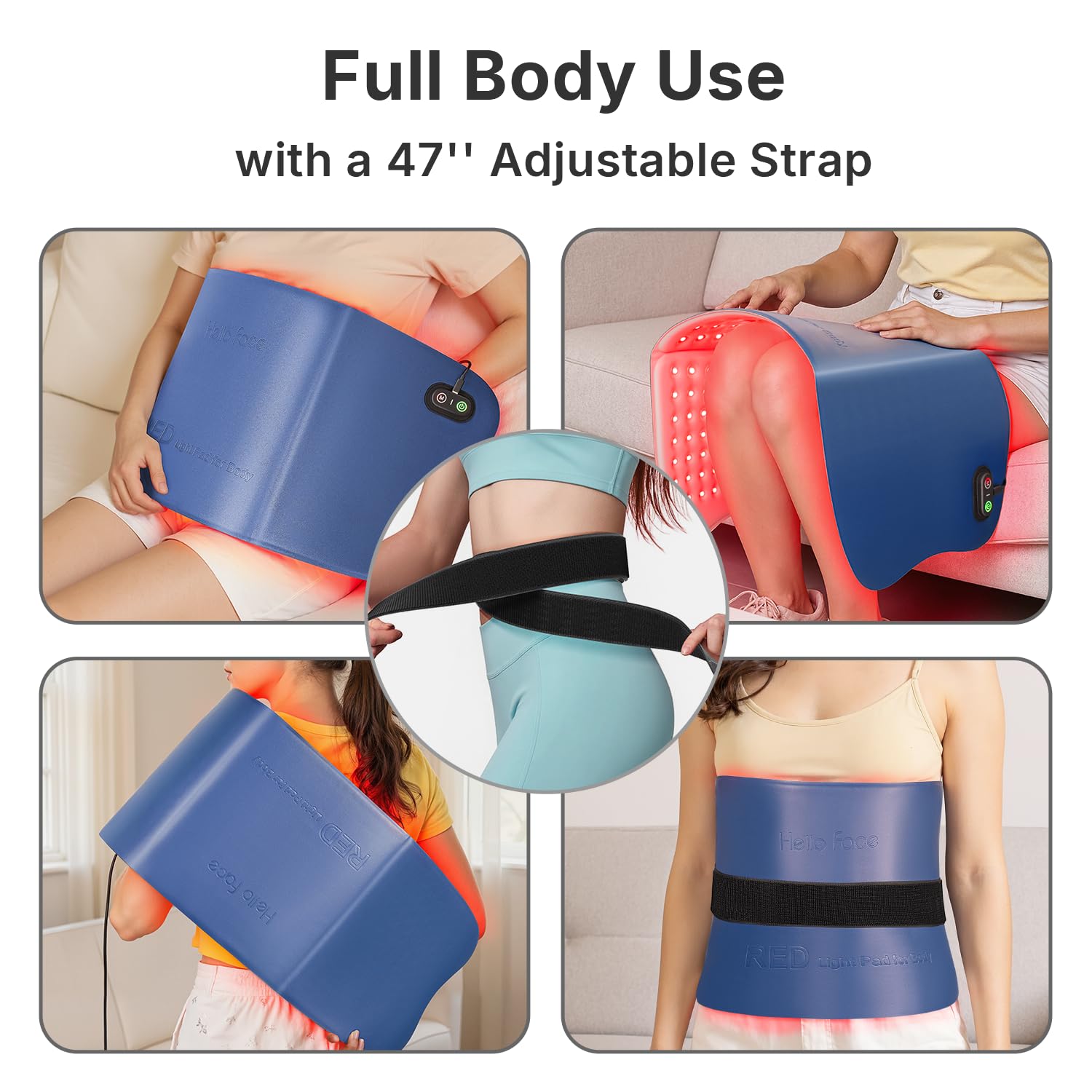 Extra-Large Light Therapy Pad for Muscle Tension and Full-Body Comfort