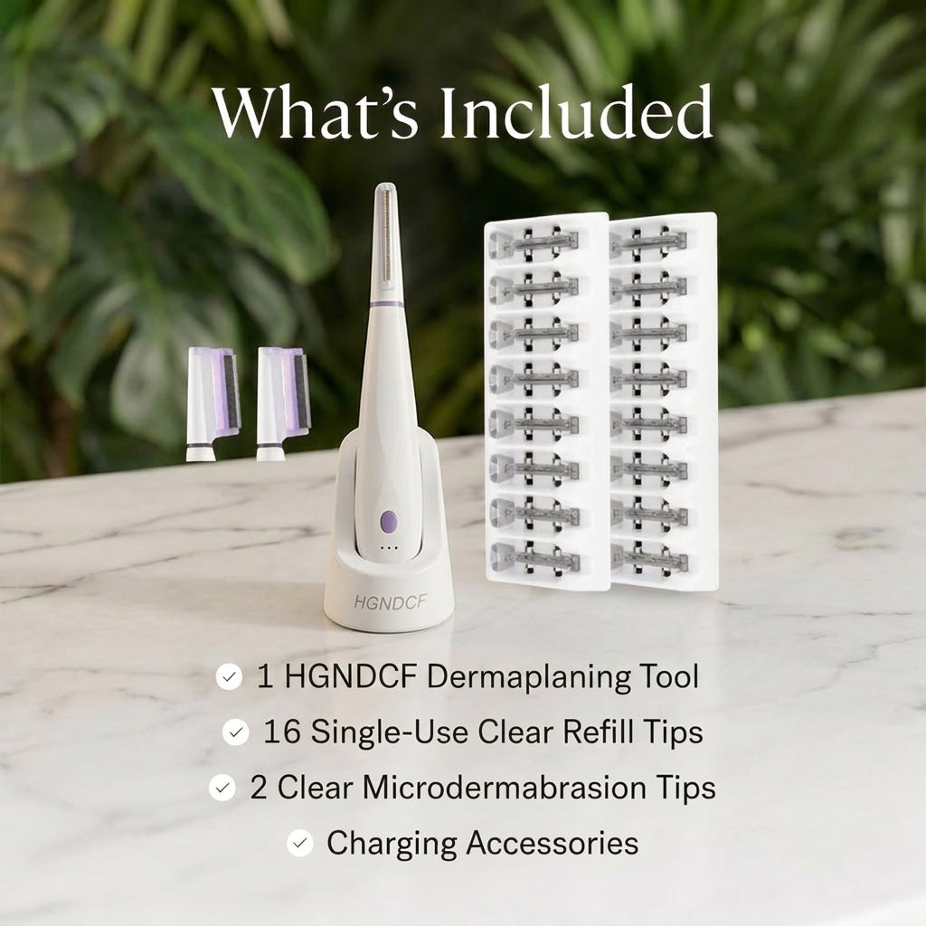 Advanced Sonic Dermaplaning Tool for Smooth, Radiant Mature Skin