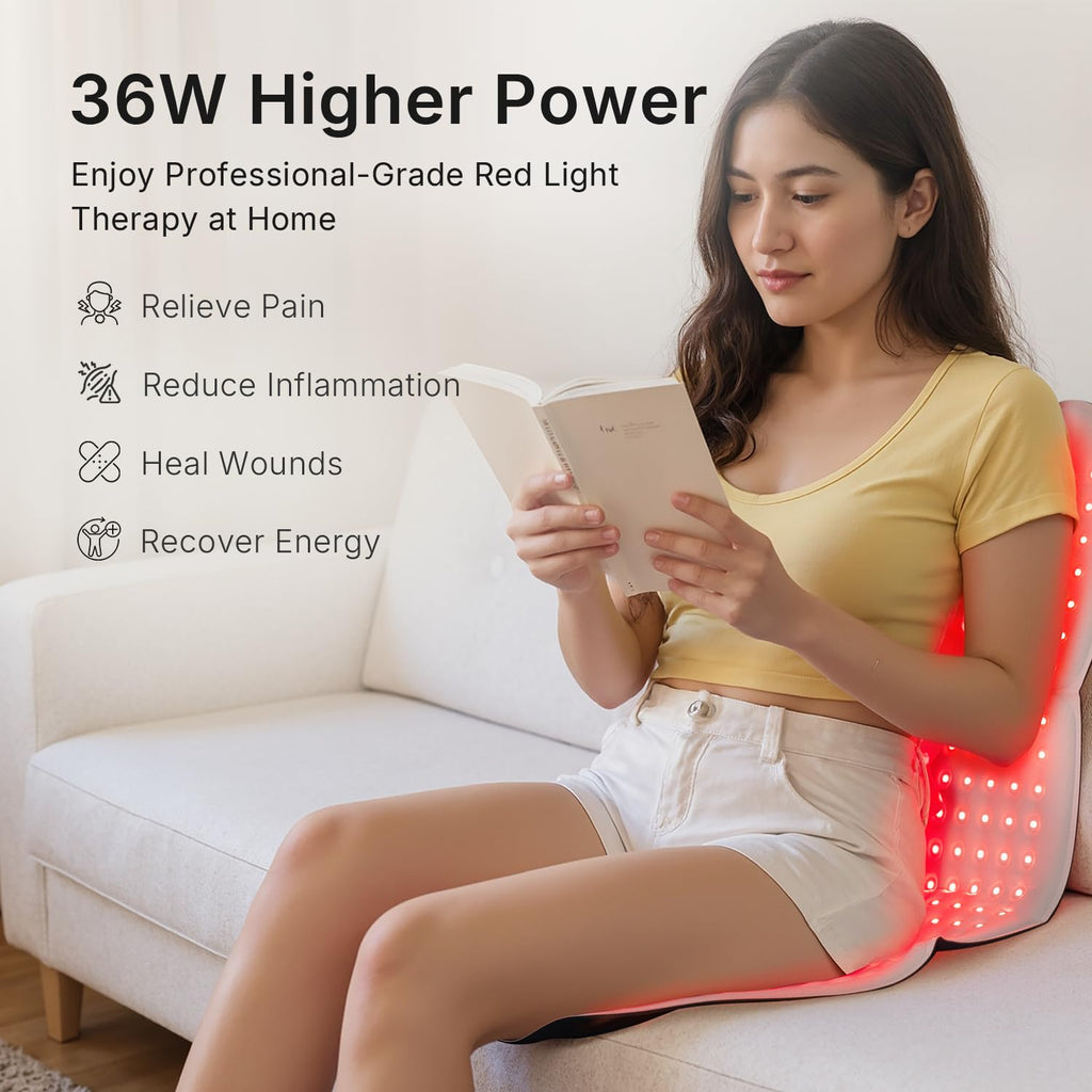 Extra-Large Light Therapy Pad for Muscle Tension and Full-Body Comfort