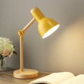 Nordisk Træ LED Bordlampe | Skandinavisk Minimalistisk Belysning | Meowbutter