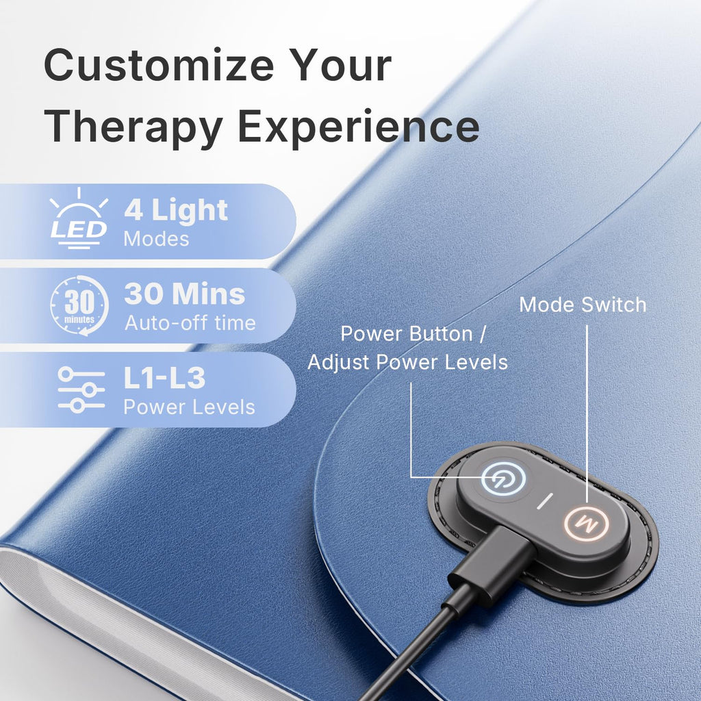 Extra-Large Light Therapy Pad for Muscle Tension and Full-Body Comfort