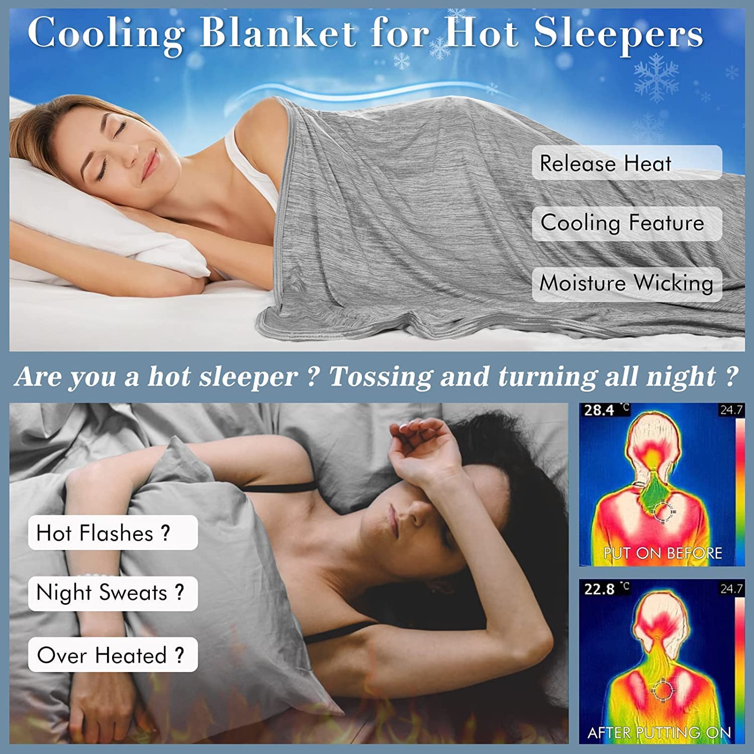 Premium Dual-Sided Blanket for Warm Summer Nights