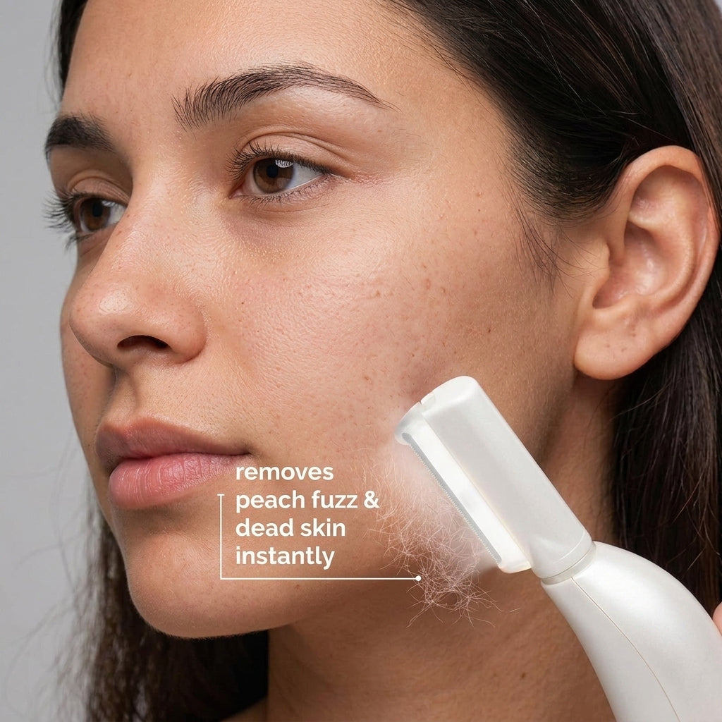 Advanced Sonic Dermaplaning Tool for Smooth, Radiant Mature Skin