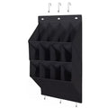 Over Door Shoe Organizer With Multiple Pockets For Shoes And Accessories
