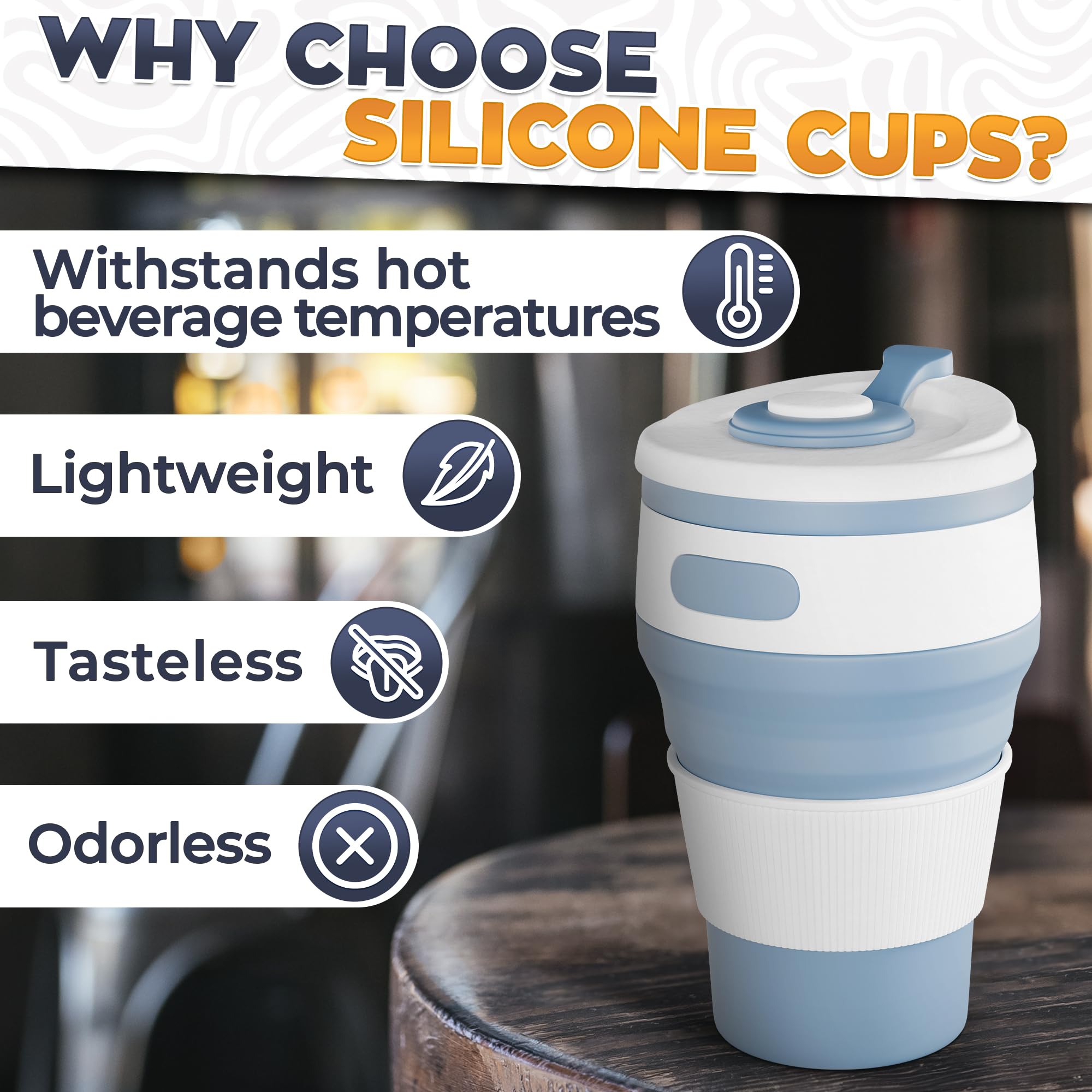 Collapsible Cup For Travel And Outdoor Use